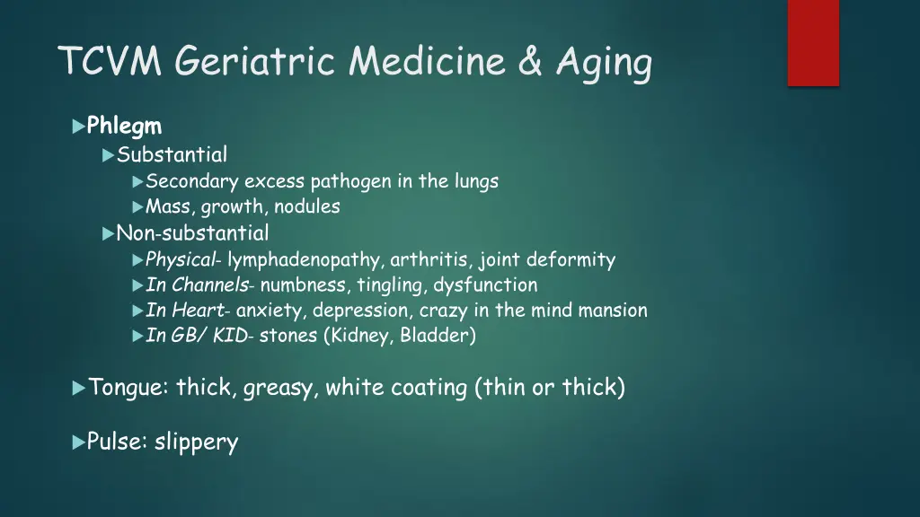 tcvm geriatric medicine aging 7