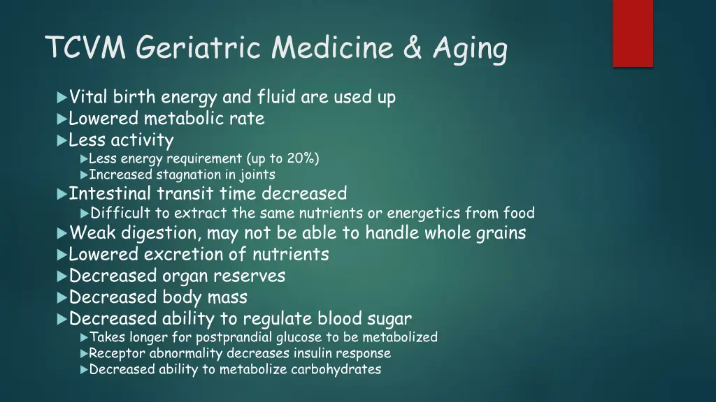 tcvm geriatric medicine aging 8