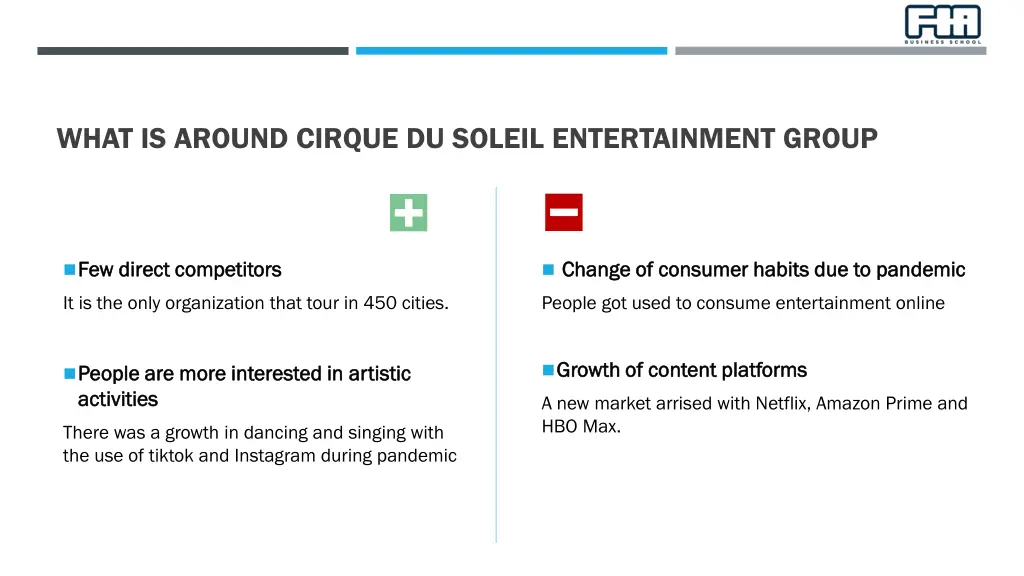 what is around cirque du soleil entertainment