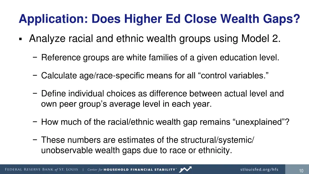 application does higher ed close wealth gaps 1