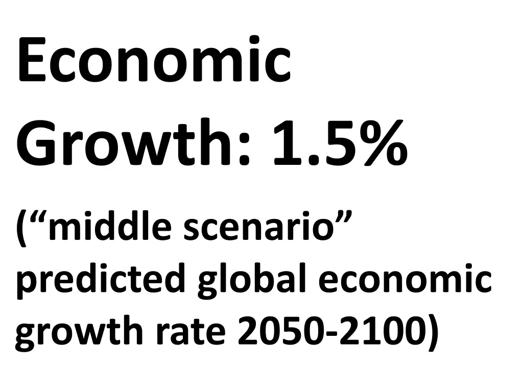 economic growth 1 5