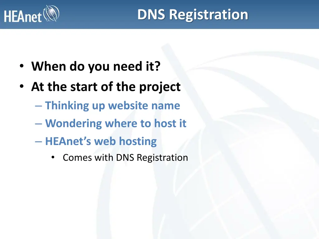 dns registration 5