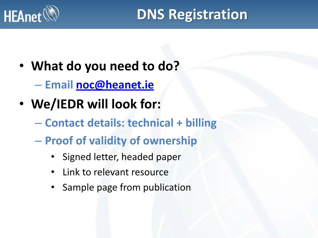 dns registration 6