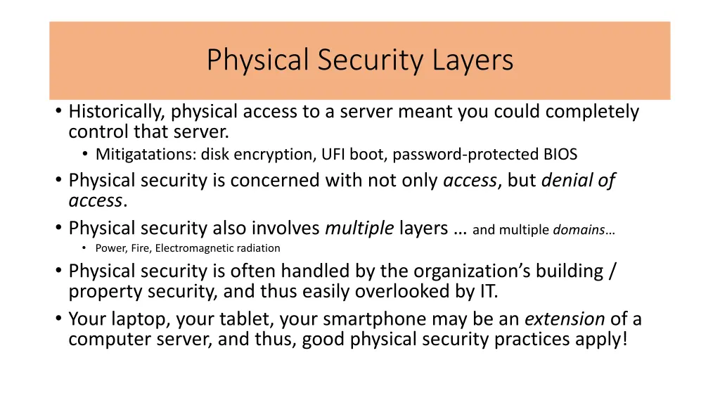 physical security layers