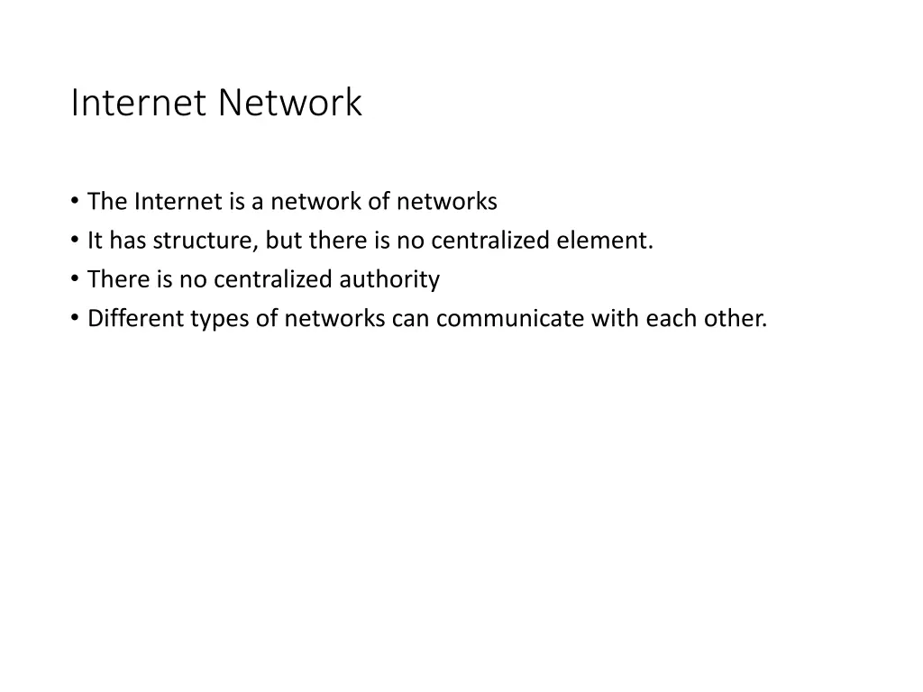 internet network