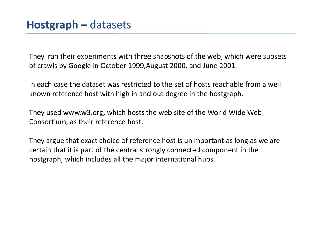 hostgraph datasets