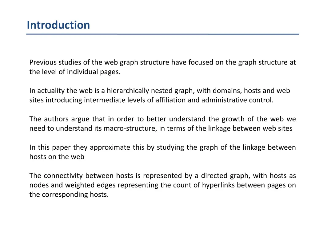 introduction