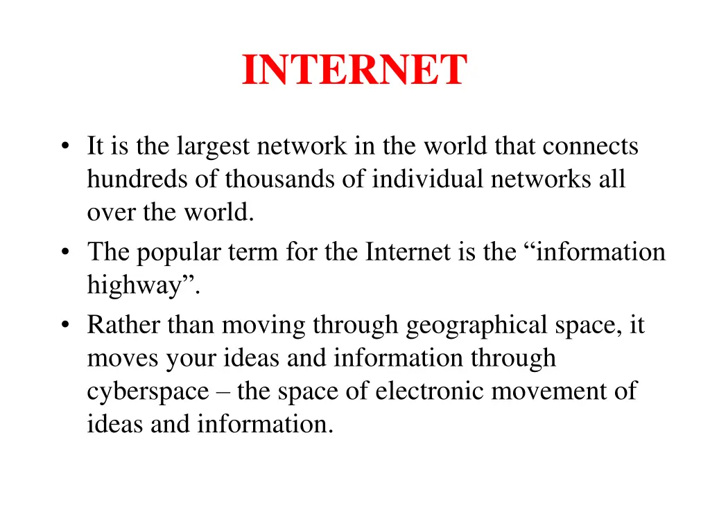 internet