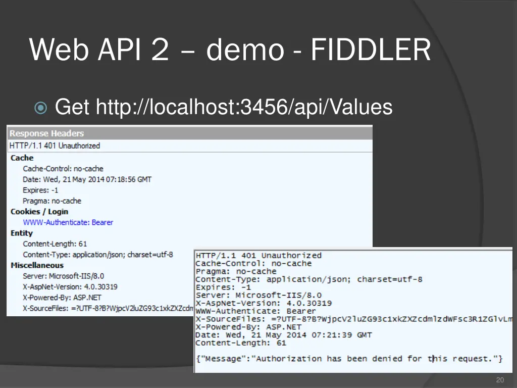 web api 2 demo fiddler