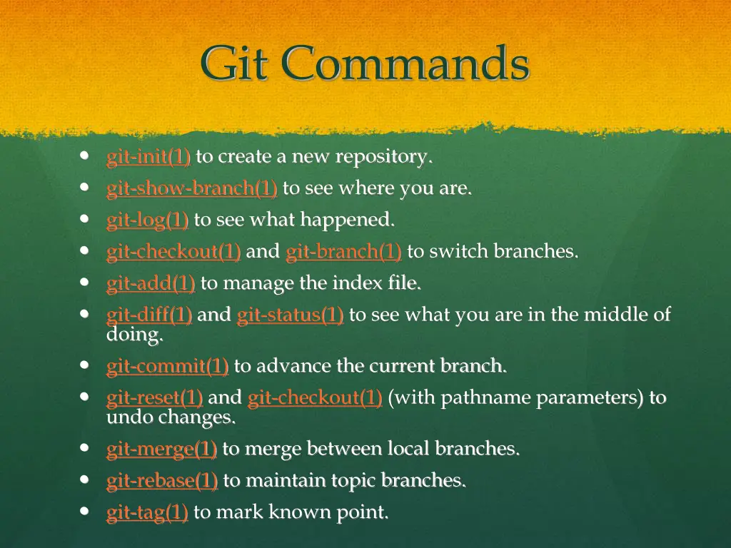 git commands