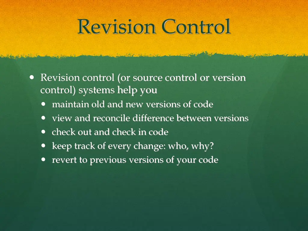 revision control