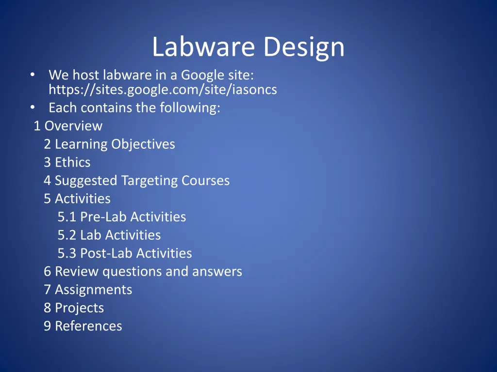 labware design