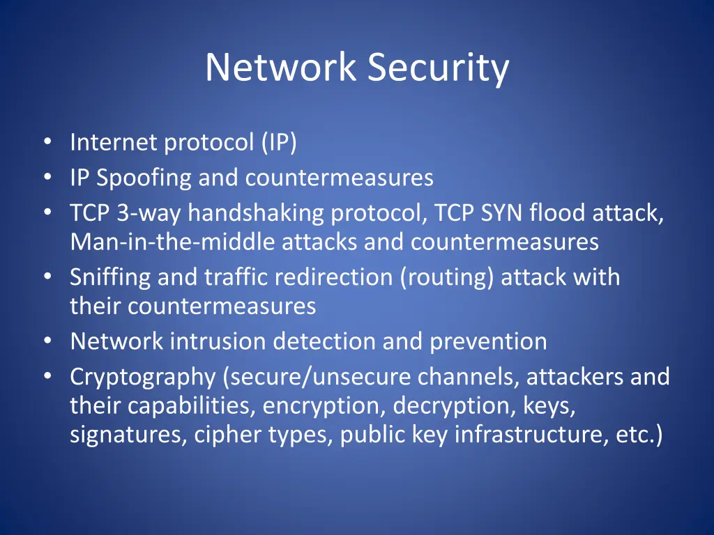 network security