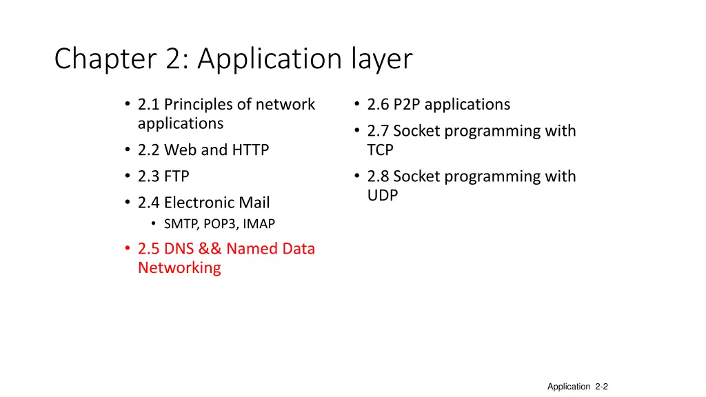 chapter 2 application layer