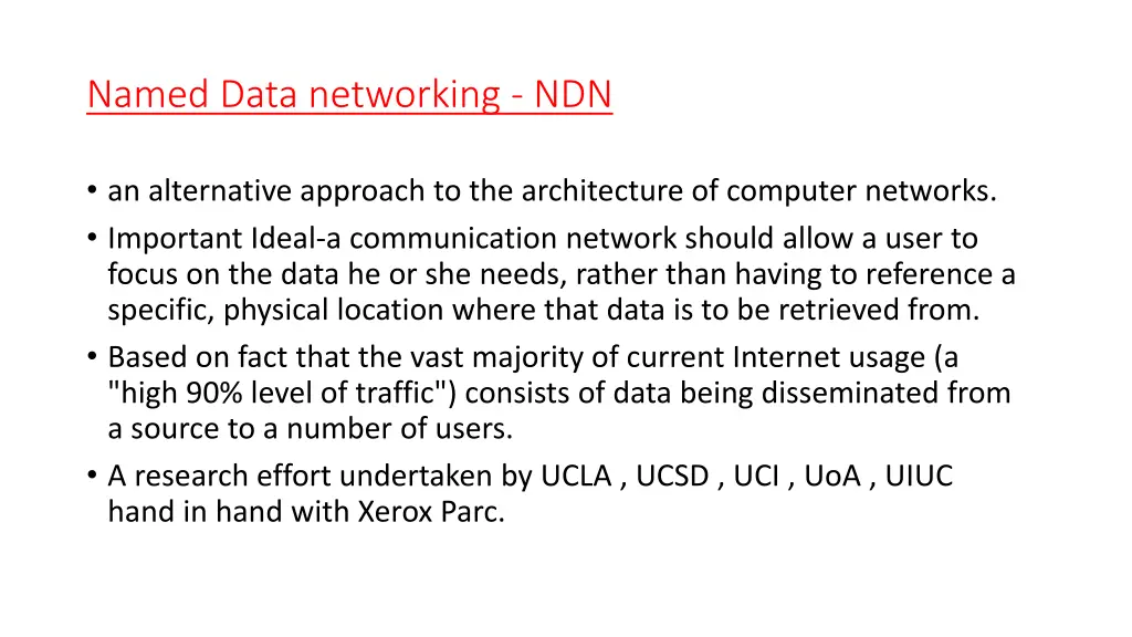 named data networking ndn