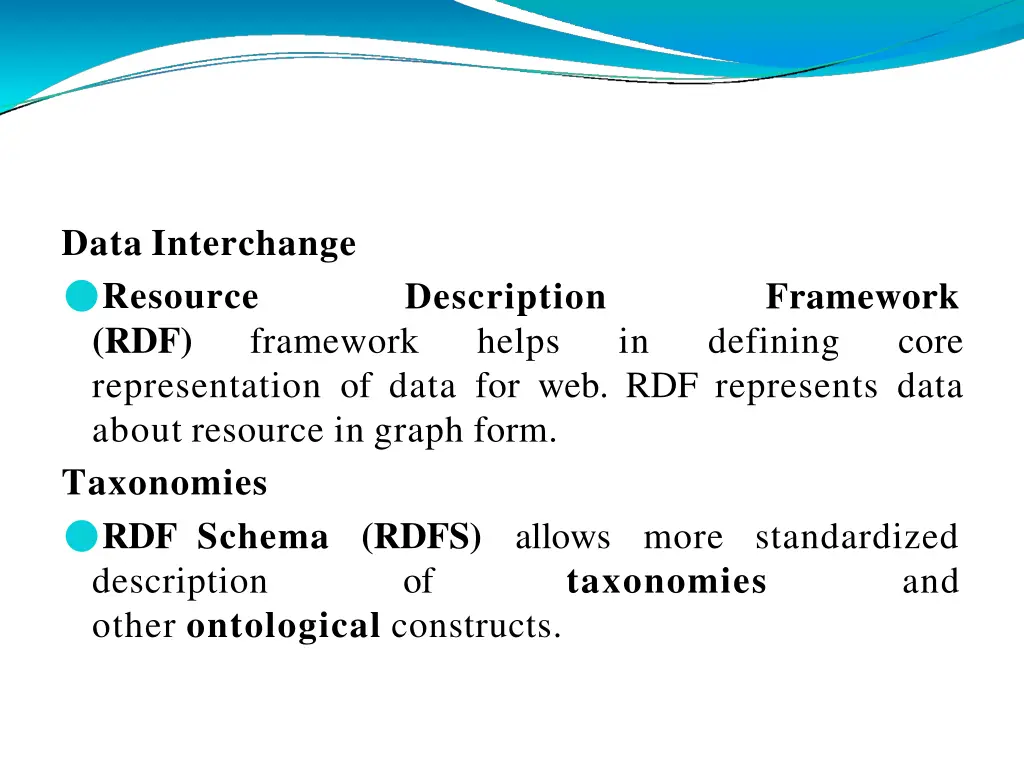 data interchange resource rdf framework helps