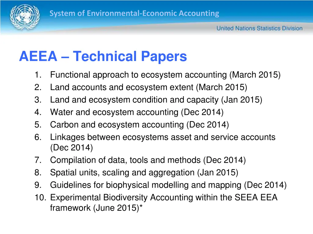 system of environmental economic accounting 7