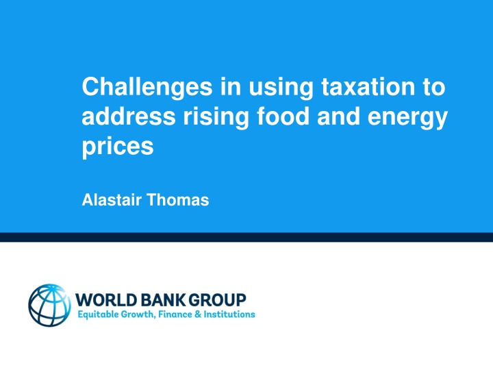 challenges in using taxation to address rising