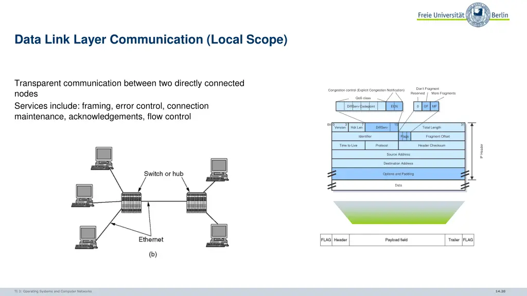 data link layer communication local scope