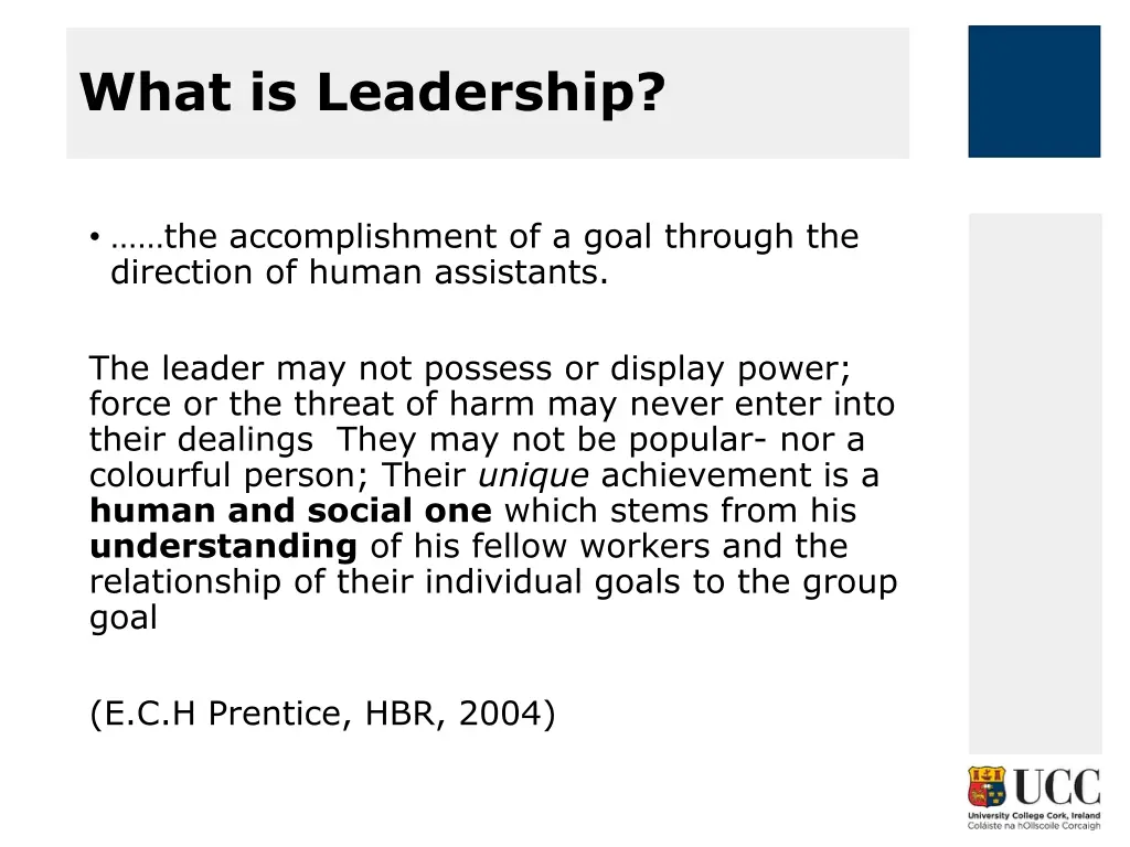 what is leadership 1