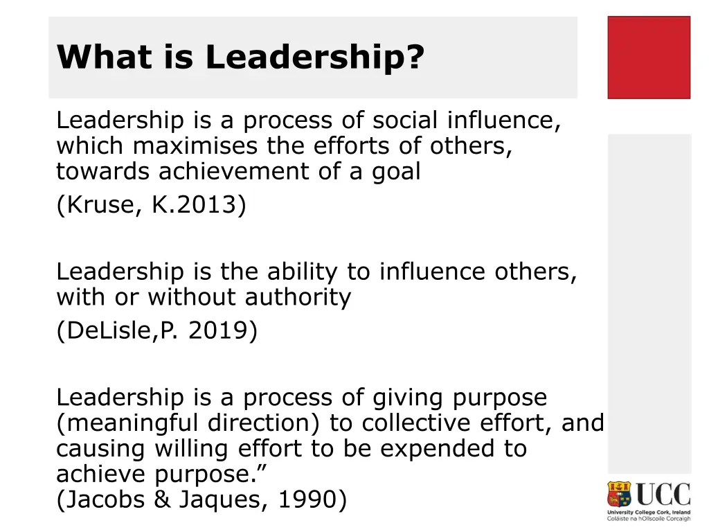 what is leadership