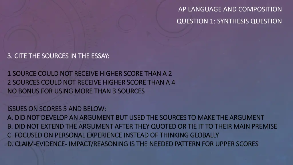 ap language and composition 7