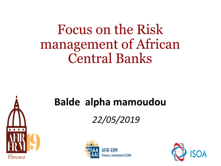 focus on the risk management of african central