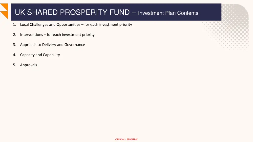 uk shared prosperity fund investment plan contents