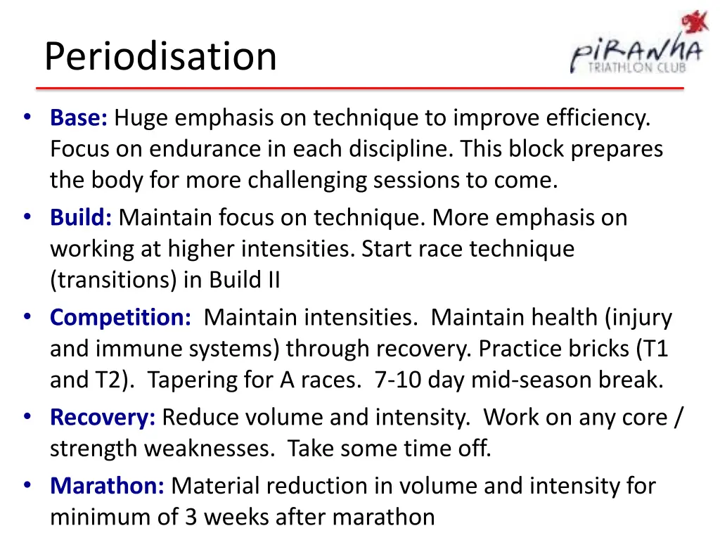 periodisation 1