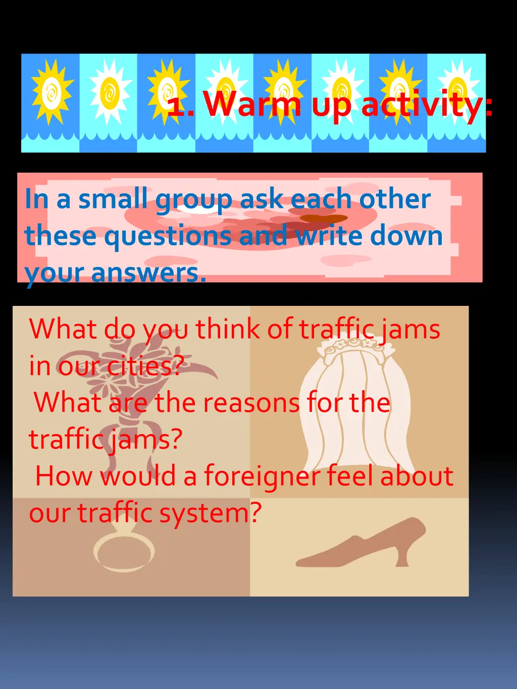 1 warm up activity