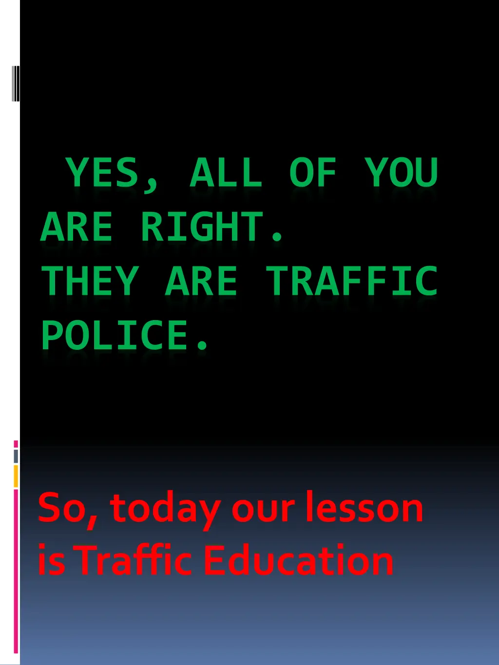 yes all of you are right they are traffic police