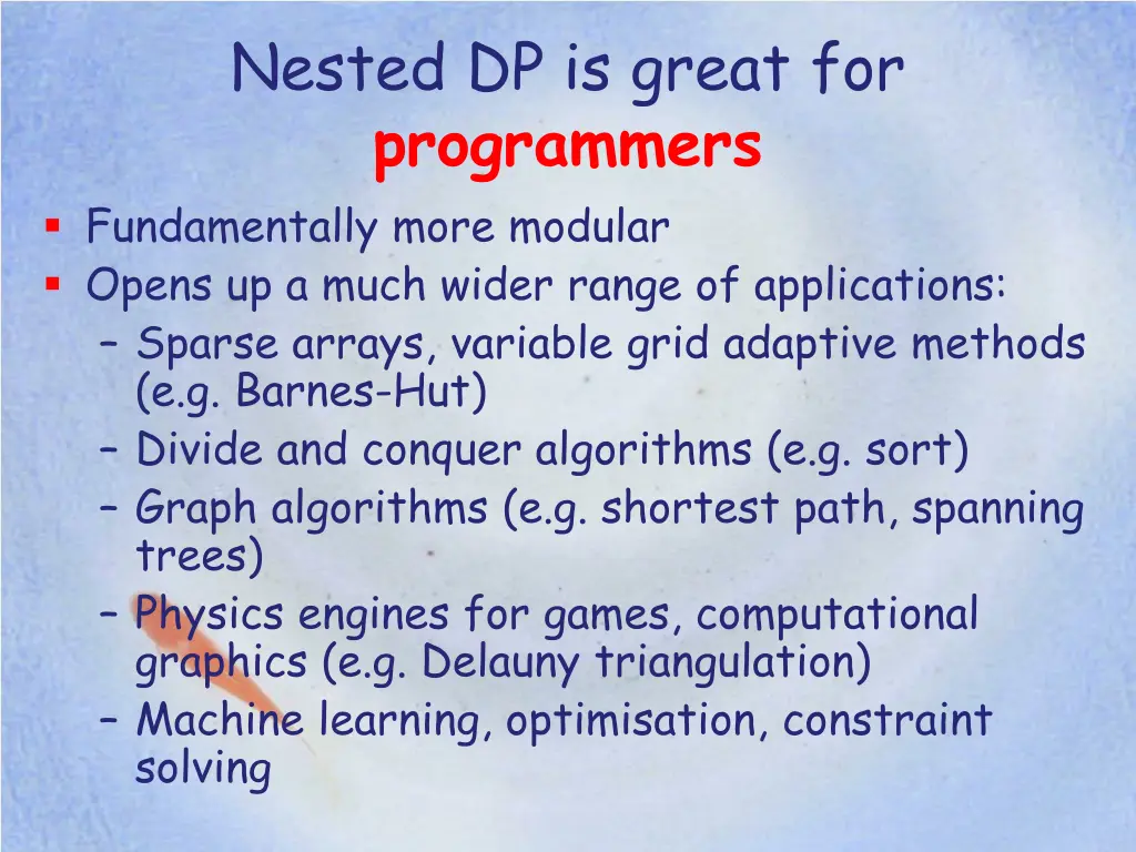 nested dp is great for programmers fundamentally