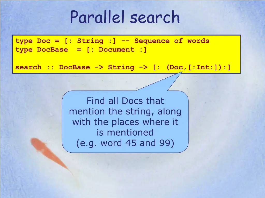 parallel search