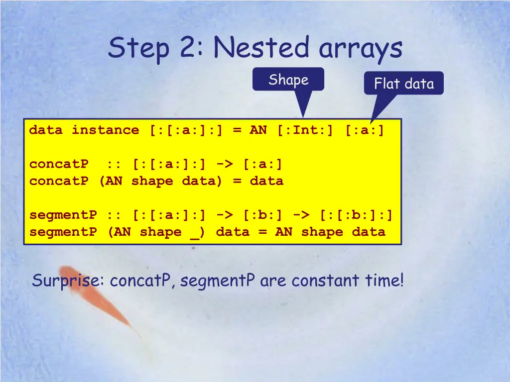 step 2 nested arrays