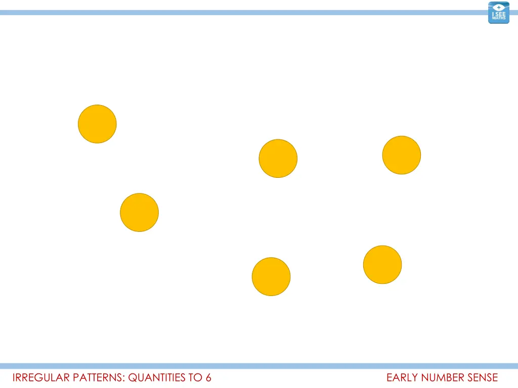 irregular patterns quantities to 6 1