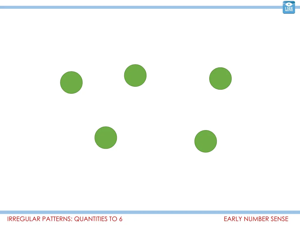 irregular patterns quantities to 6 3