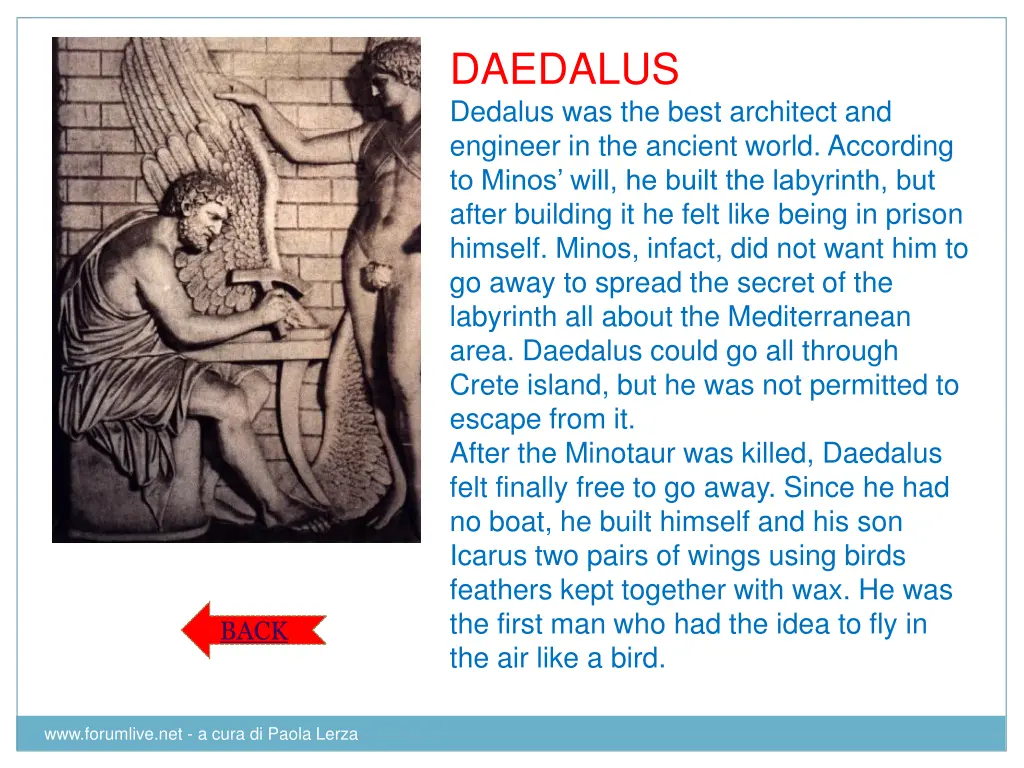 daedalus dedalus was the best architect