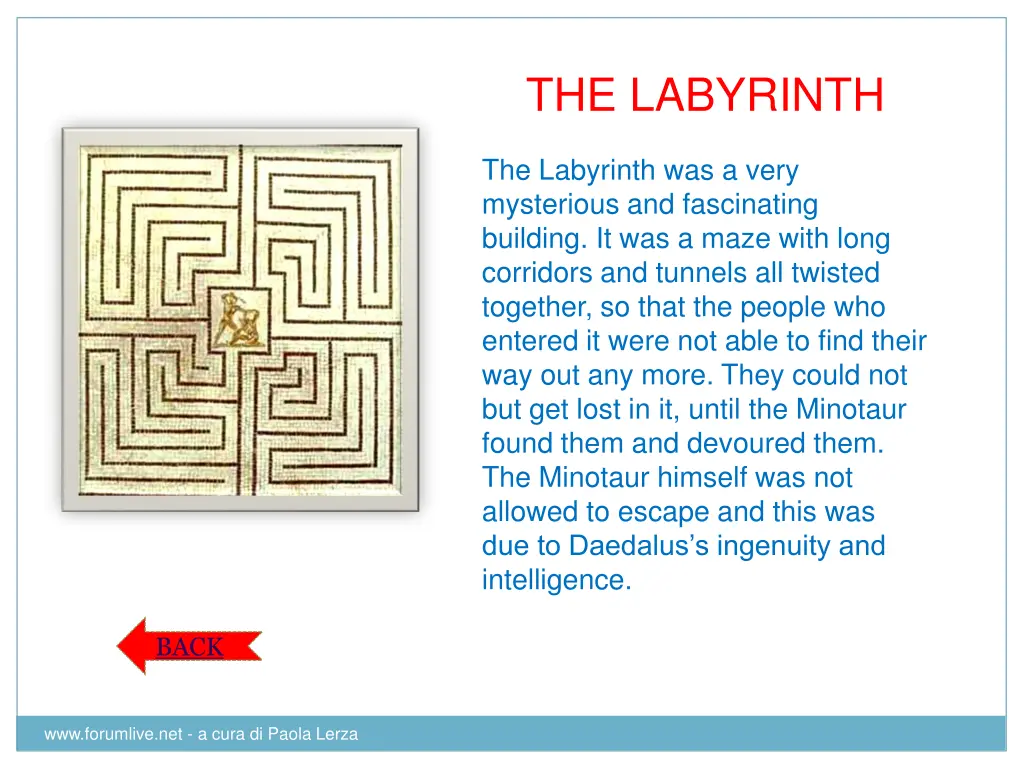 the labyrinth