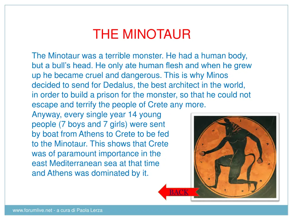 the minotaur