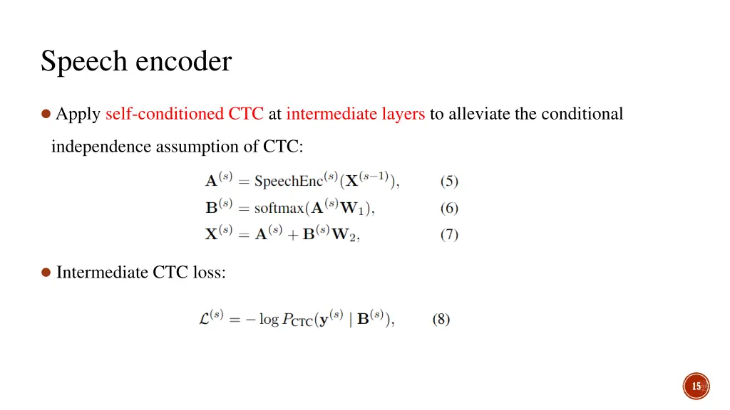 speech encoder 3