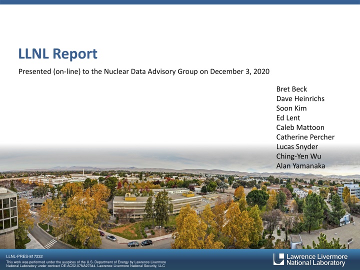 llnl report