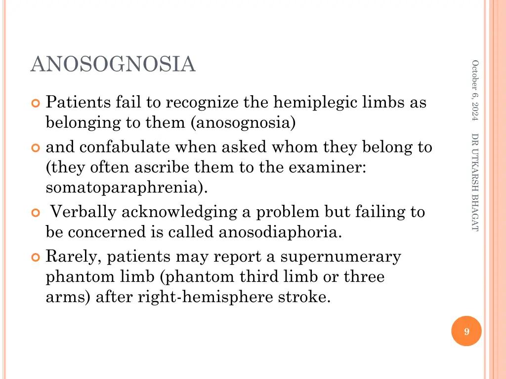 anosognosia