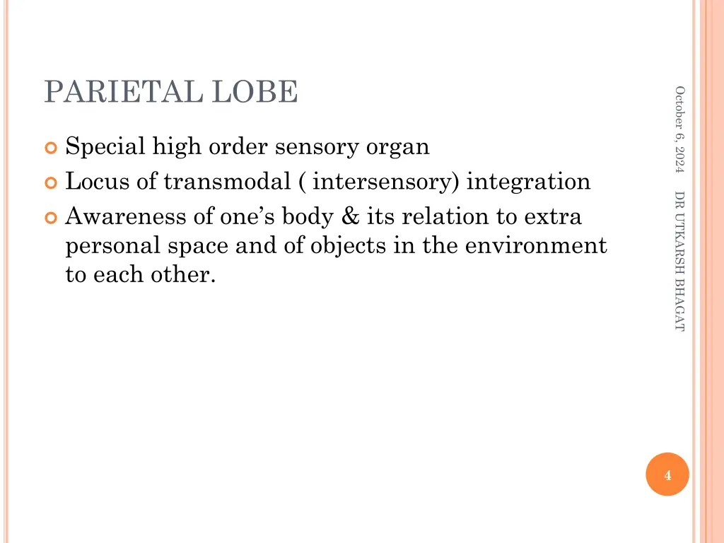 parietal lobe 1