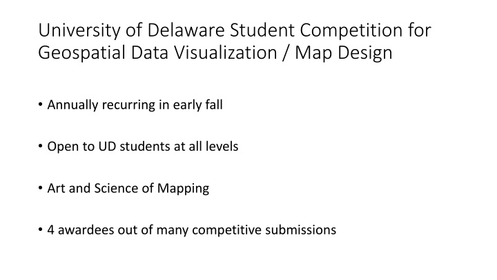 university of delaware student competition