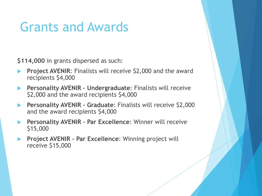 grants and awards