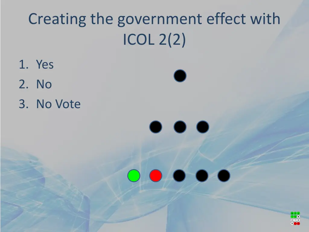 creating the government effect with icol 2 2