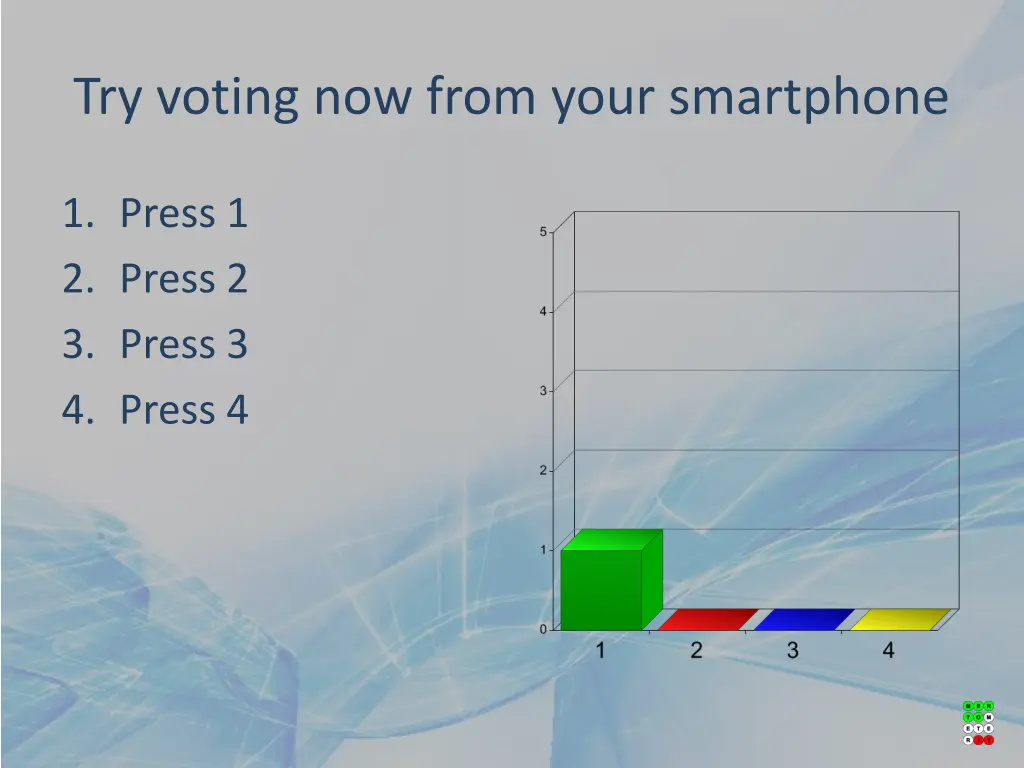 try voting now from your smartphone