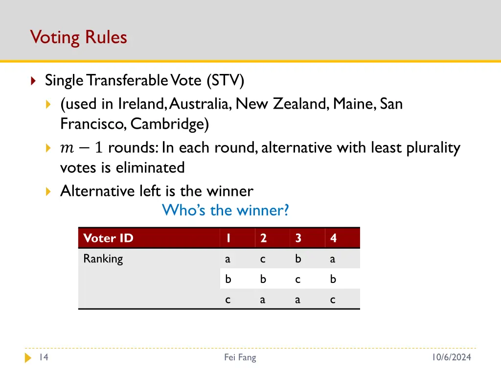 voting rules 4