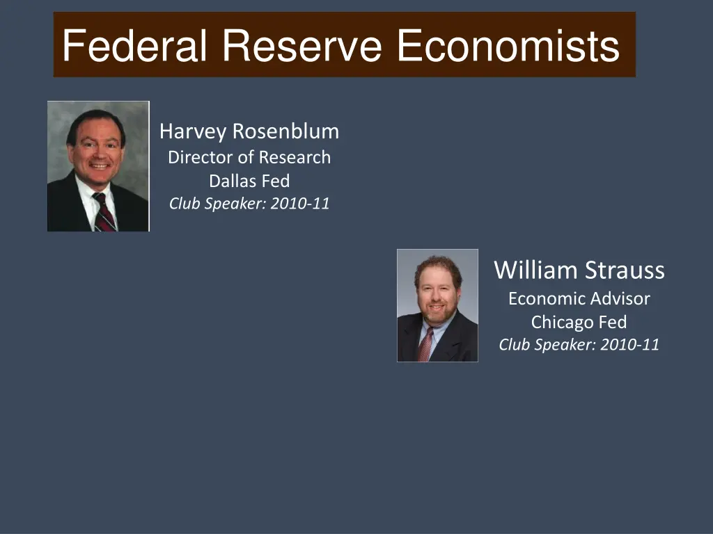 federal reserve economists