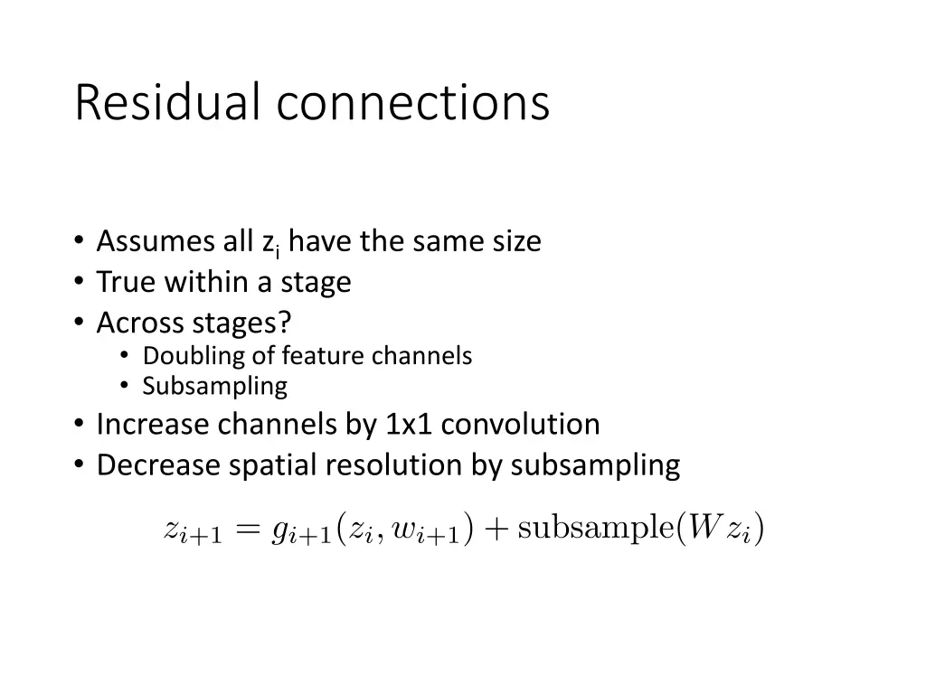 residual connections 1